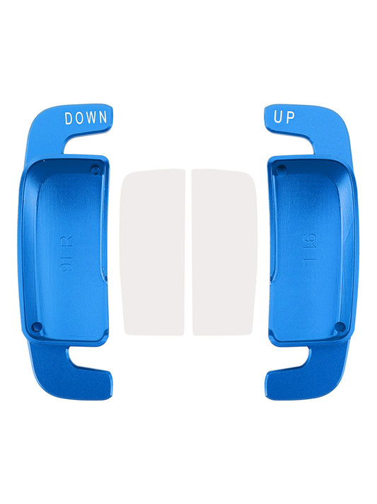 Aluminium Blue Steering Wheel Paddle Shifter Extension For Benz A C GLE 2022+
