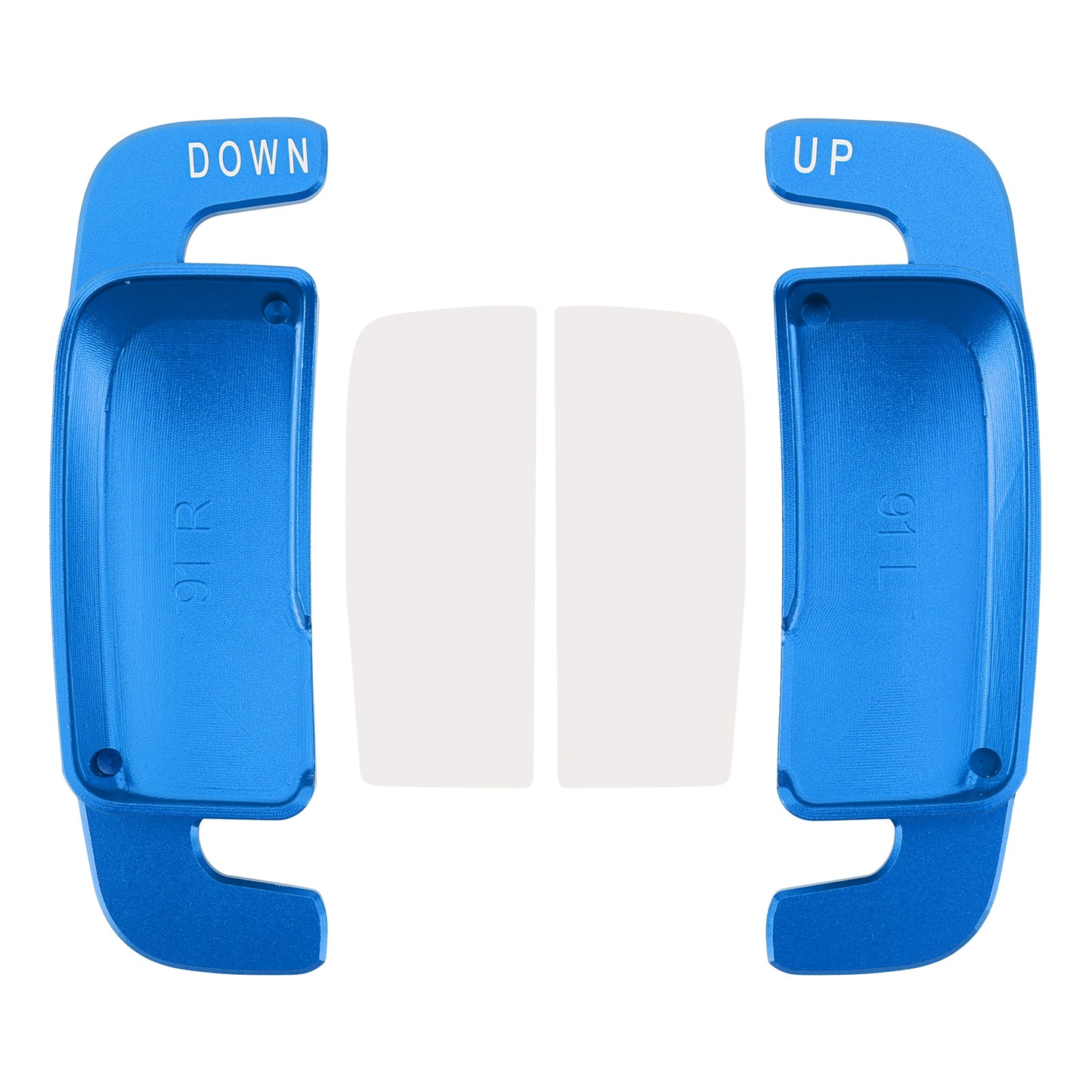 Aluminium Blue Steering Wheel Paddle Shifter Extension For Benz A C GLE 2022+