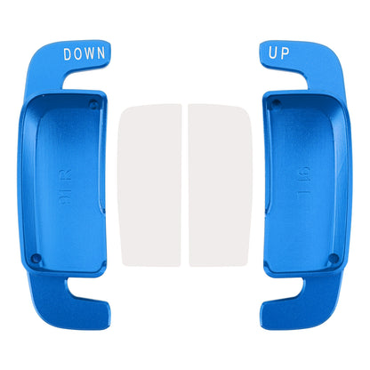Aluminium Blue Steering Wheel Paddle Shifter Extension For Benz A C GLE 2022+
