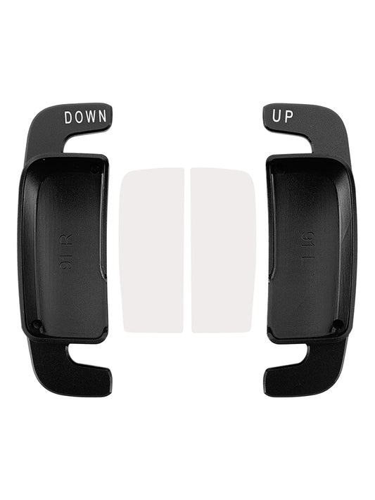 Aluminium Black Steering Wheel Paddle Shifter Extension For Benz A C GLE 2022+
