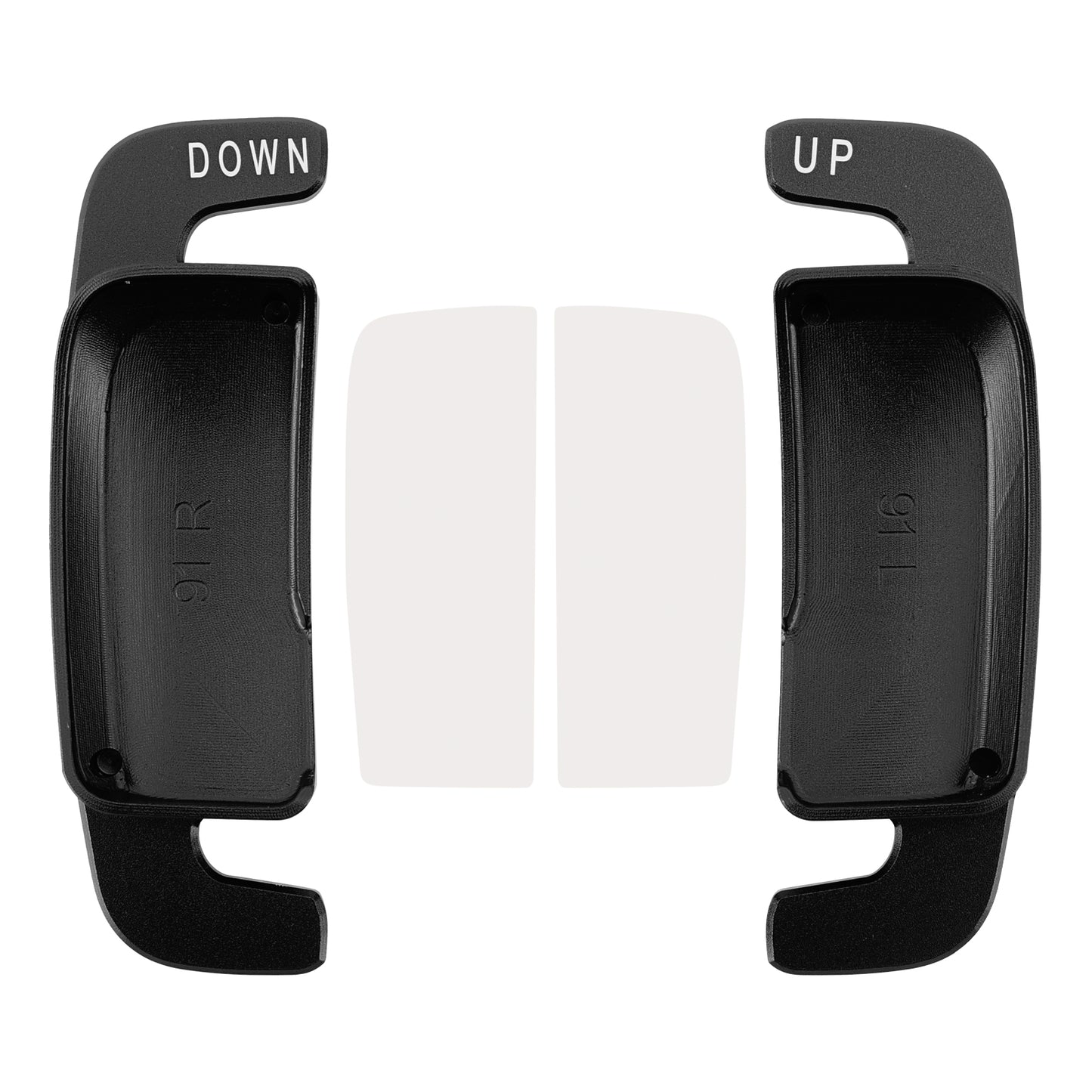 Aluminium Black Steering Wheel Paddle Shifter Extension For Benz A C GLE 2022+