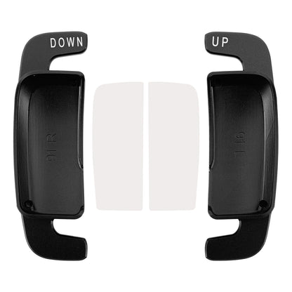Aluminium Black Steering Wheel Paddle Shifter Extension For Benz A C GLE 2022+