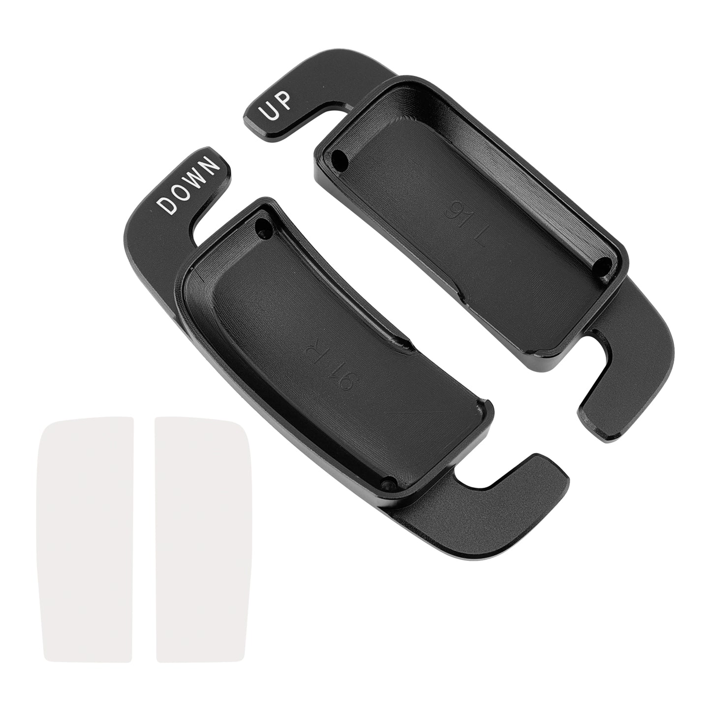 Aluminium Black Steering Wheel Paddle Shifter Extension For Benz A C GLE 2022+