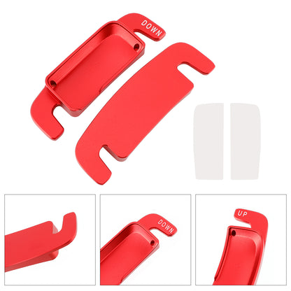 Aluminium Red Steering Wheel Paddle Shifter Extension For Benz A C GLE 2022+