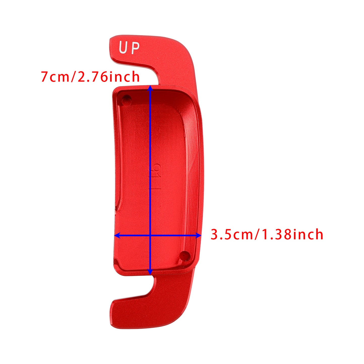 Aluminium Red Steering Wheel Paddle Shifter Extension For Benz A C GLE 2022+