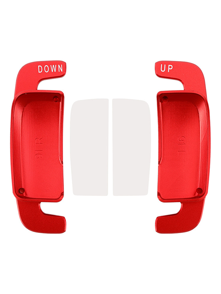 Aluminium Red Steering Wheel Paddle Shifter Extension For Benz A C GLE 2022+