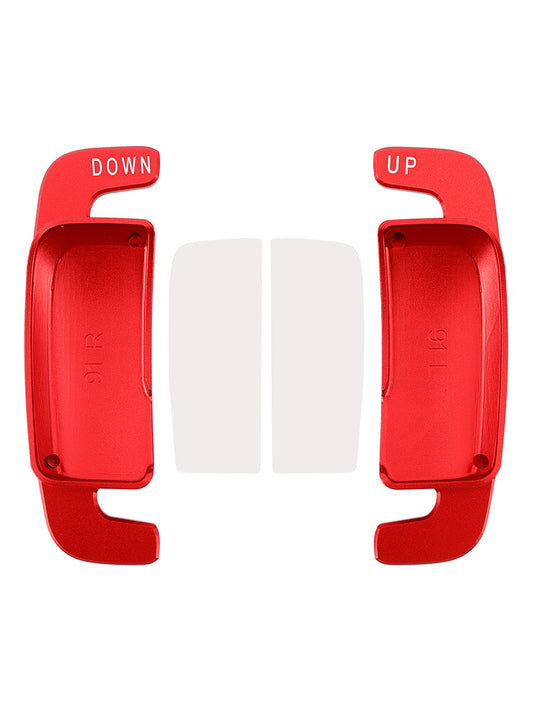 Aluminium Red Steering Wheel Paddle Shifter Extension For Benz A C GLE 2022+