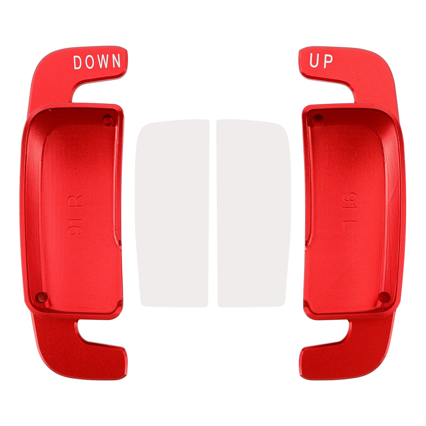 Aluminium Red Steering Wheel Paddle Shifter Extension For Benz A C GLE 2022+