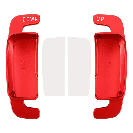 Aluminium Red Steering Wheel Paddle Shifter Extension For Benz A C GLE 2022+