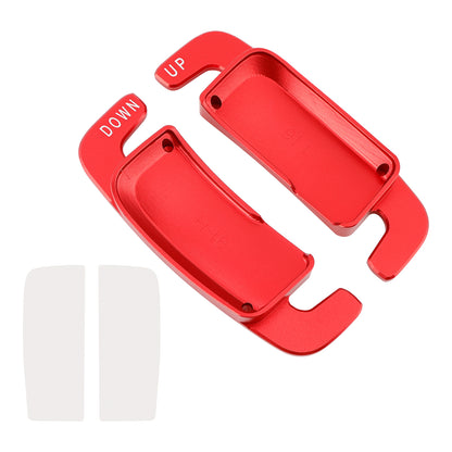 Aluminium Red Steering Wheel Paddle Shifter Extension For Benz A C GLE 2022+