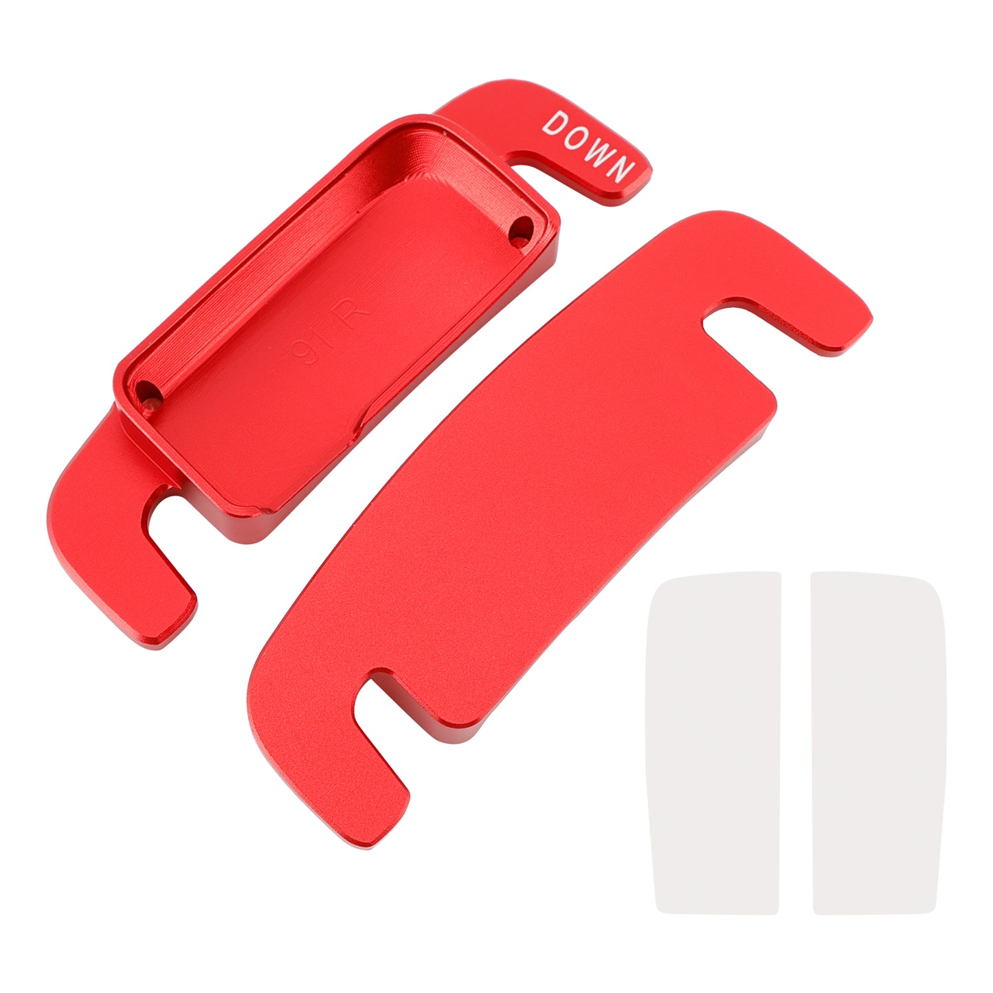 Aluminium Red Steering Wheel Paddle Shifter Extension For Benz A C GLE 2022+