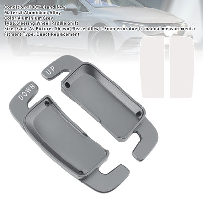 Aluminium Grey Steering Wheel Paddle Shifter Extension For Benz A C GLE 2022+