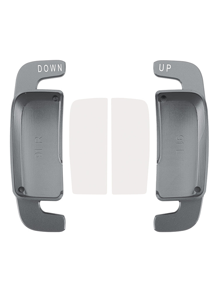 Aluminium Grey Steering Wheel Paddle Shifter Extension For Benz A C GLE 2022+