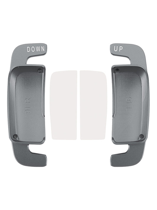 Aluminium Grey Steering Wheel Paddle Shifter Extension For Benz A C GLE 2022+