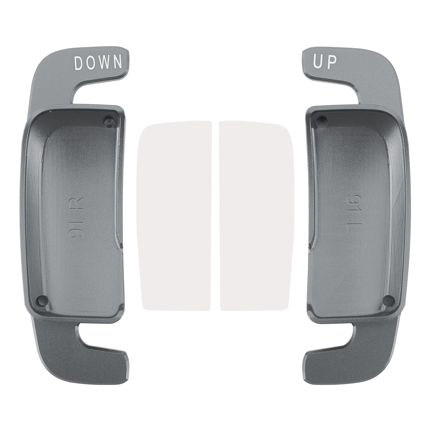 Aluminium Grey Steering Wheel Paddle Shifter Extension For Benz A C GLE 2022+