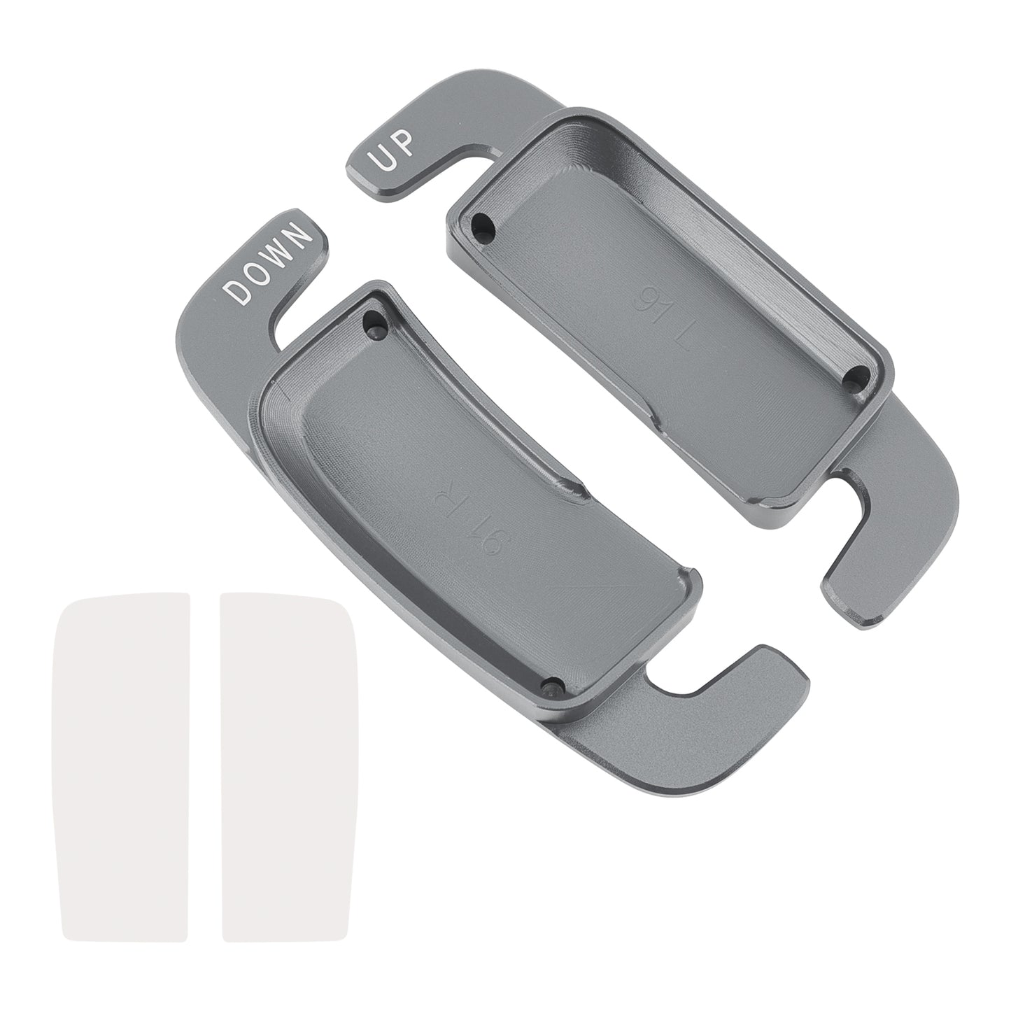 Aluminium Grey Steering Wheel Paddle Shifter Extension For Benz A C GLE 2022+