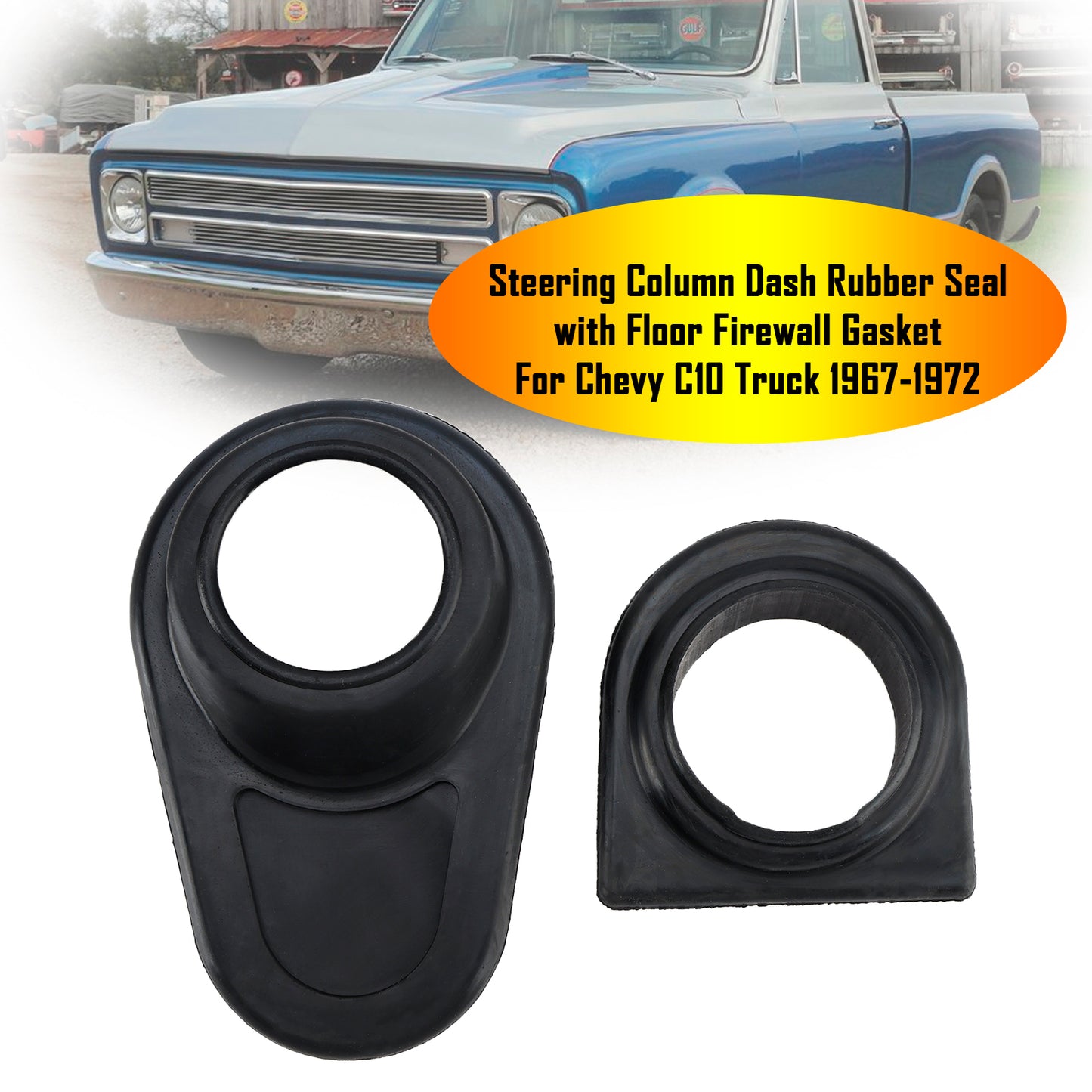 Steering Column Dash Rubber Seal Floor Firewall Gasket For Chevy C10 1967-1972