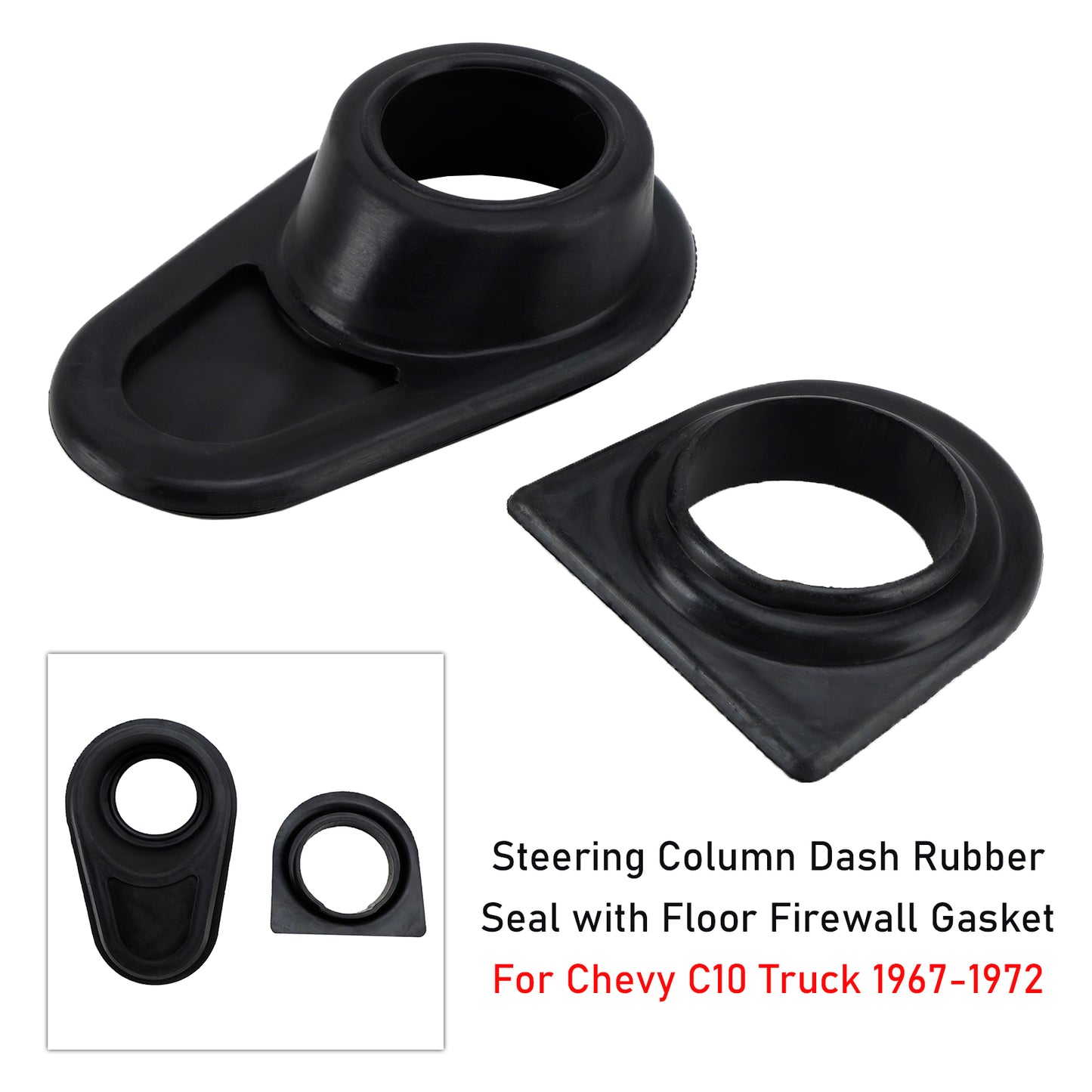 Steering Column Dash Rubber Seal Floor Firewall Gasket For Chevy C10 1967-1972