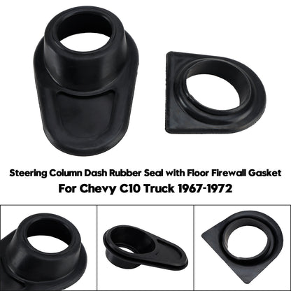 Steering Column Dash Rubber Seal Floor Firewall Gasket For Chevy C10 1967-1972