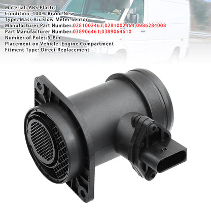 VW Transporter IV Passat 3B Superb I 0281002463 Mass Air Flow Meter Sensor