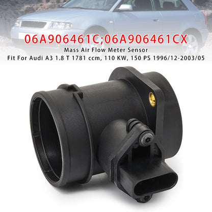 Audi A3 TT Volkswagen Cabriolet 06A906461C Mass Air Flow Meter Sensor