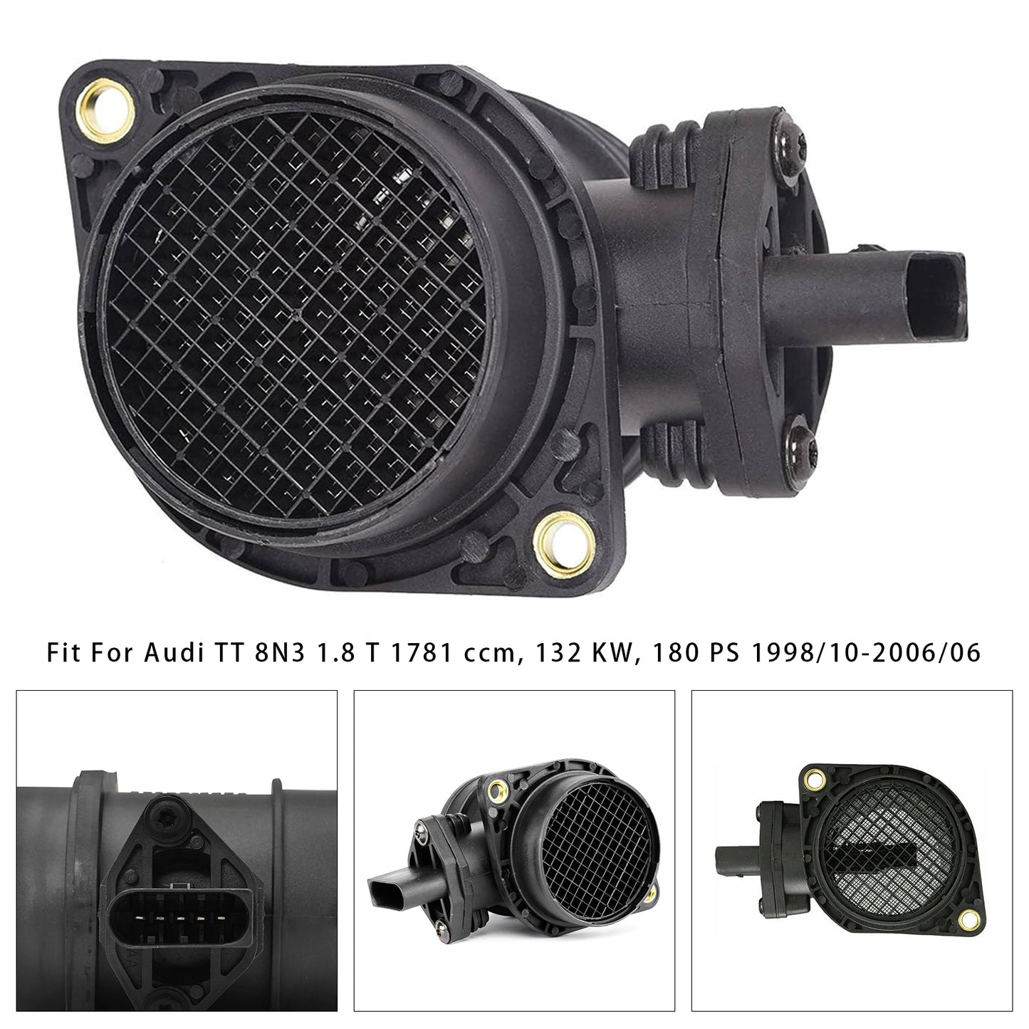 Audi A3 TT Volkswagen Cabriolet 06A906461C Mass Air Flow Meter Sensor