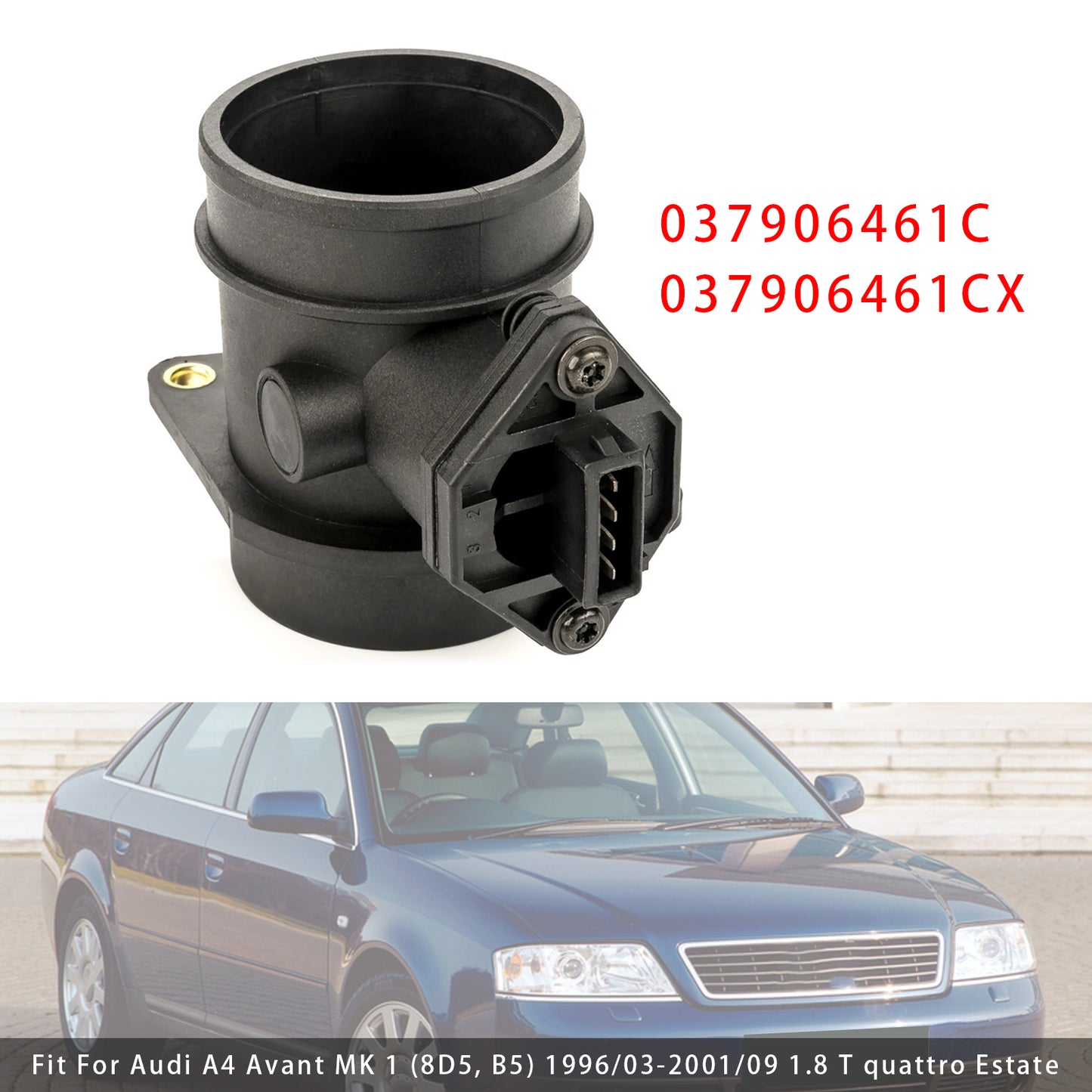 Audi A3 A4 A6 1.8T VW Jetta Passat 0280217117 Mass Air Flow Meter Sensor