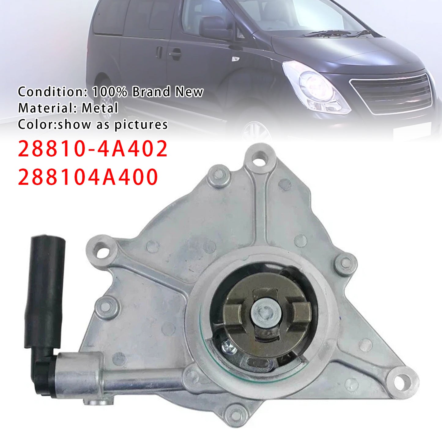 Vacuum Pump 28810-4A402 288104A400 For Hyundai Kia i800 iLoad Sorento 2006-2019