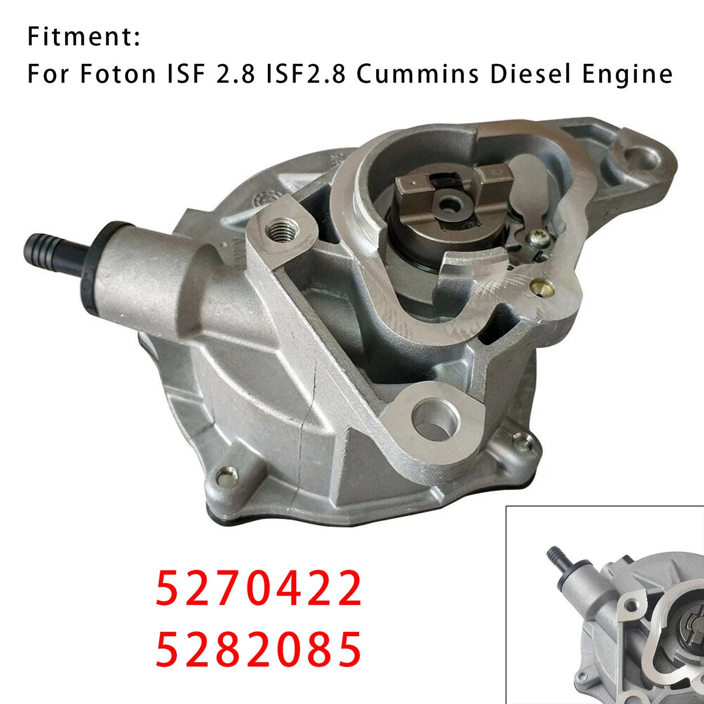Vacuum Pump 5282085 5270422 For Foton Cummins ISF 2.8 ISF2.8 Diesel Engine