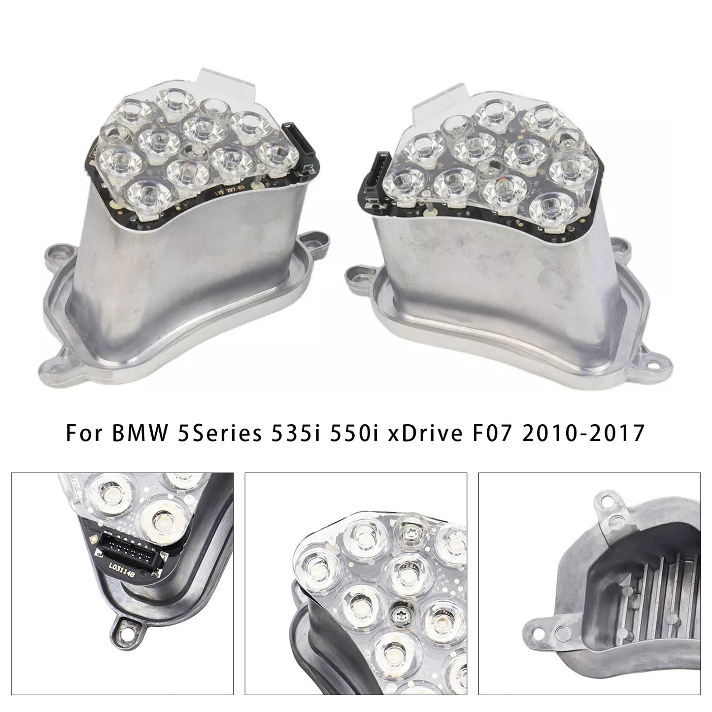 Left+Right Turn Signal Light Module 63127262833 63127262834 For BMW 5Series 535i 550i xDrive F07 2010-2017
