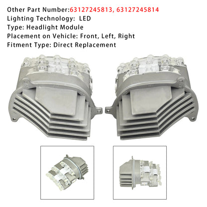 2x LED Turn Signal Headlight Control Unit Module 63127245813 63127245814 For BMW 3 Series E90 E91