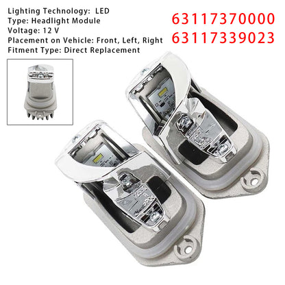 2X LED Headlight Module 63117370000,63117339023 For BMW 7 Series F01 F02 F03 2013-2015
