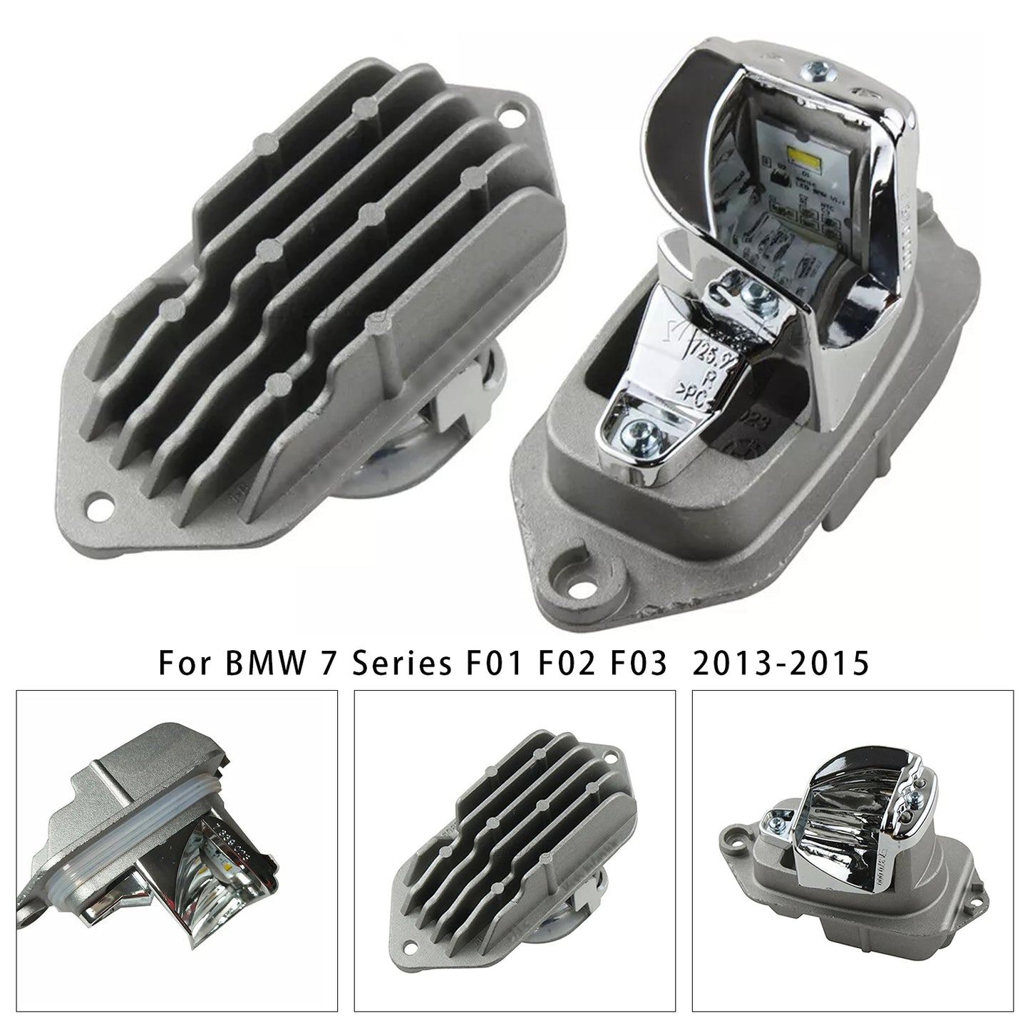 2X LED Headlight Module 63117370000,63117339023 For BMW 7 Series F01 F02 F03 2013-2015