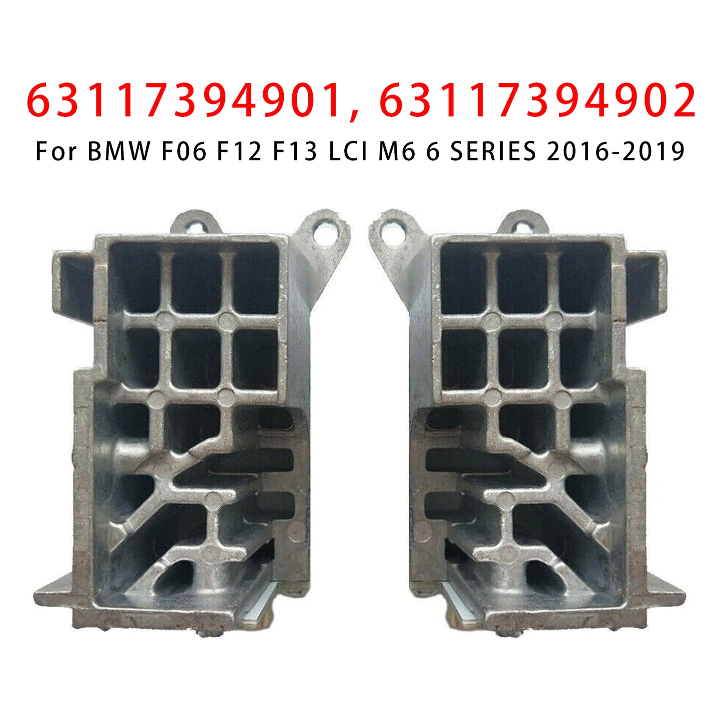 2pcs Yellow Angel Eye DRL LED Module 63117394901 63117394902 For BMW F06 F12 F13 LCI M6 6 SERIES 2016-2019