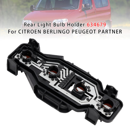 Rear Light Bulb Holder 634679 For CITROEN BERLINGO PEUGEOT PARTNER