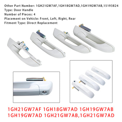 2012-2018 Dodge Ram 1500 2500 3500 4pcs Door Handles 1GH21GW7AF 1GH18GW7AD