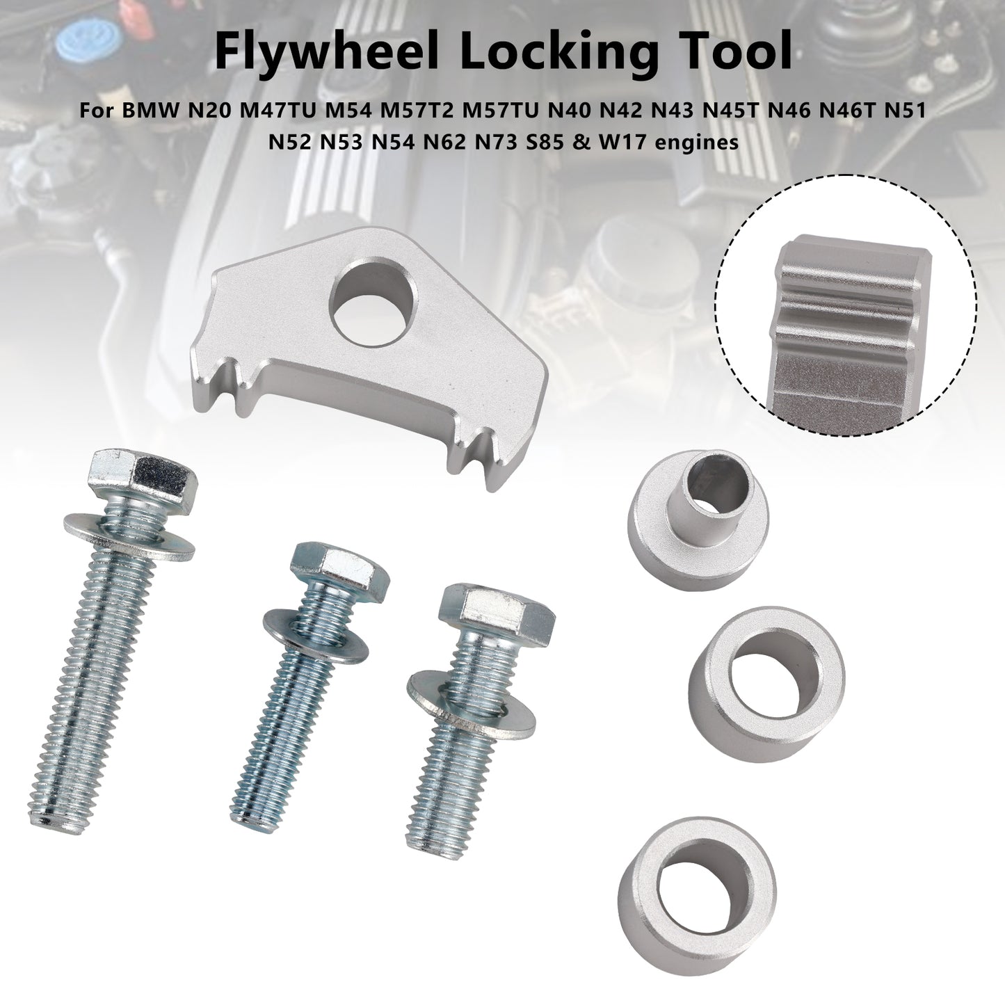Engine Flywheel Locking Tool Fit BMW N20 M54 N40 N42 N52 N53 N54 N62 Engin