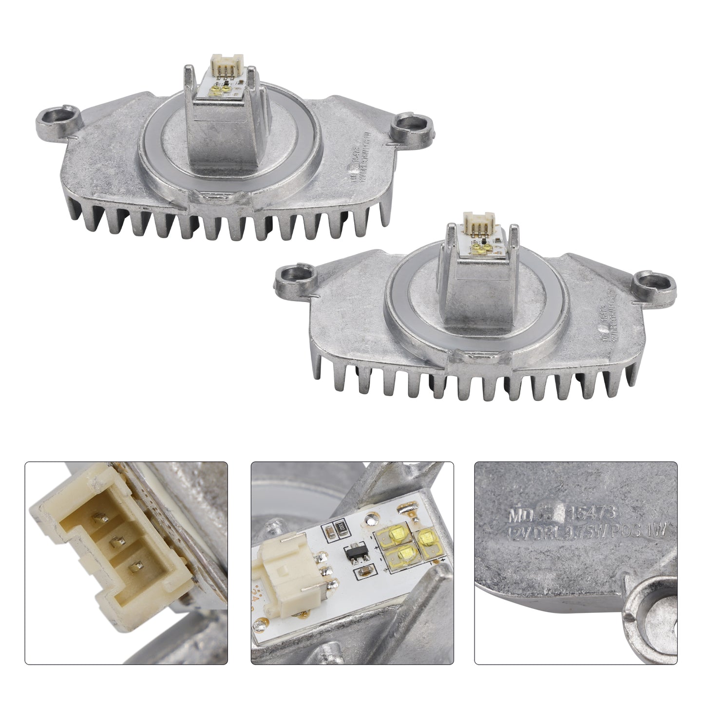 2pcs LED Angel Eyes Ring Light Module Diode 63117398766 63117311243 For BMW F30 F31 F34