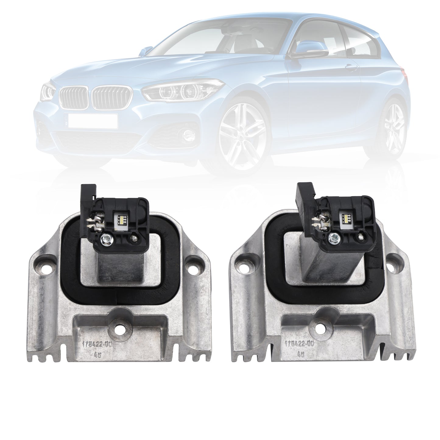 2X Headlight Angel Eye DRL LED Control Unit 63117296905 For BMW 1 Series F20 F21