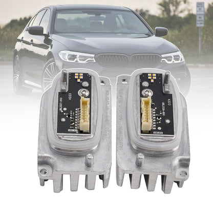 2PCS Adaptive LED Headlight Turn Signal Light 63117214942, 63117214941 For BMW 5' G30 G31 G38