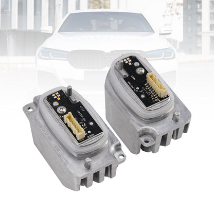 2PCS Adaptive LED Headlight Turn Signal Light 63117214942, 63117214941 For BMW 5' G30 G31 G38