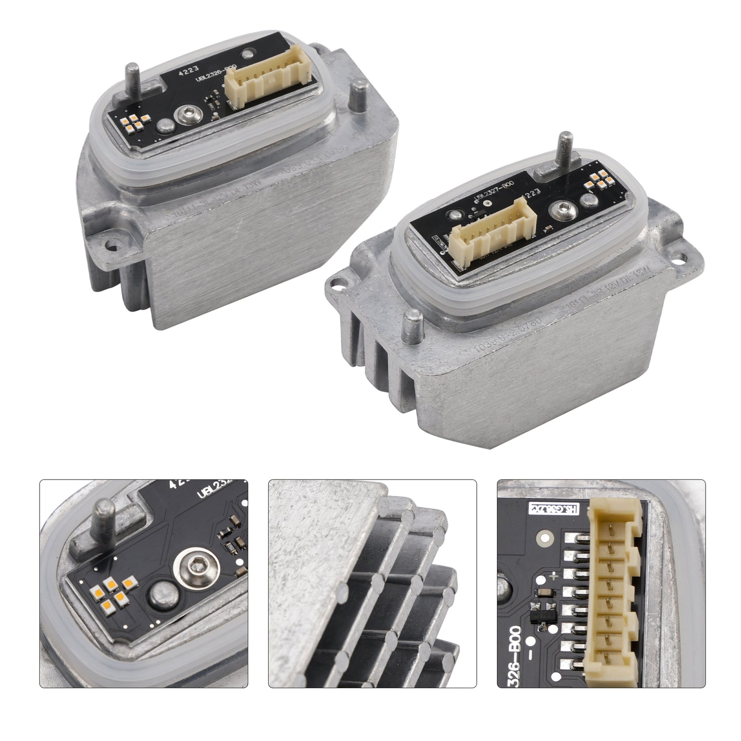 2PCS Adaptive LED Headlight Turn Signal Light 63117214942, 63117214941 For BMW 5' G30 G31 G38