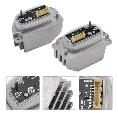 2PCS Adaptive LED Headlight Turn Signal Light 63117214942, 63117214941 For BMW 5' G30 G31 G38