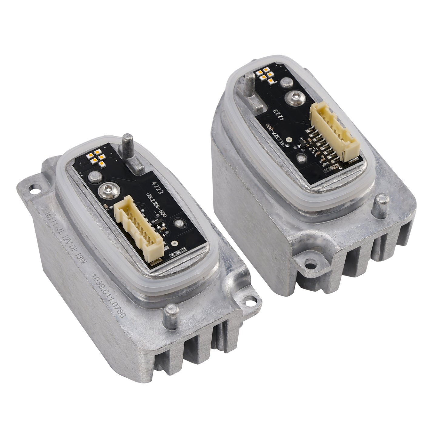 2PCS Adaptive LED Headlight Turn Signal Light 63117214942, 63117214941 For BMW 5' G30 G31 G38