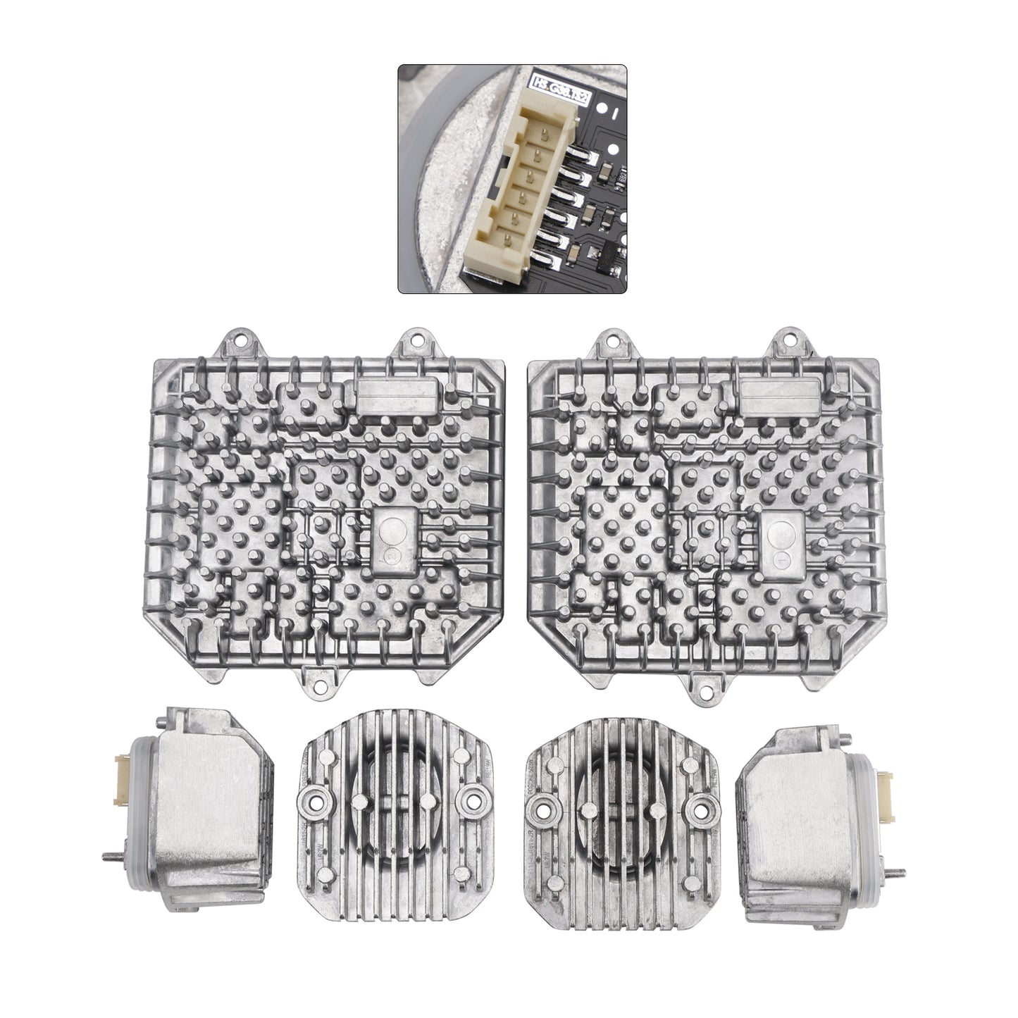 6PCS Adaptive LED Headlight Turn Signal DRL Module For BMW G30 530i 540i
