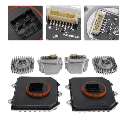 6PCS Adaptive LED Headlight Turn Signal DRL Module For BMW G30 530i 540i