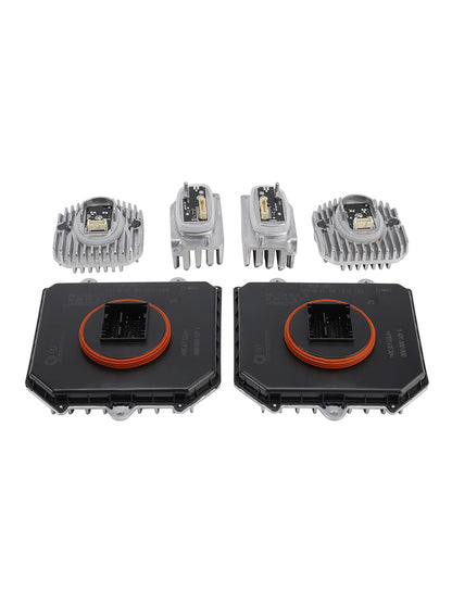 6PCS Adaptive LED Headlight Turn Signal DRL Module For BMW G30 530i 540i