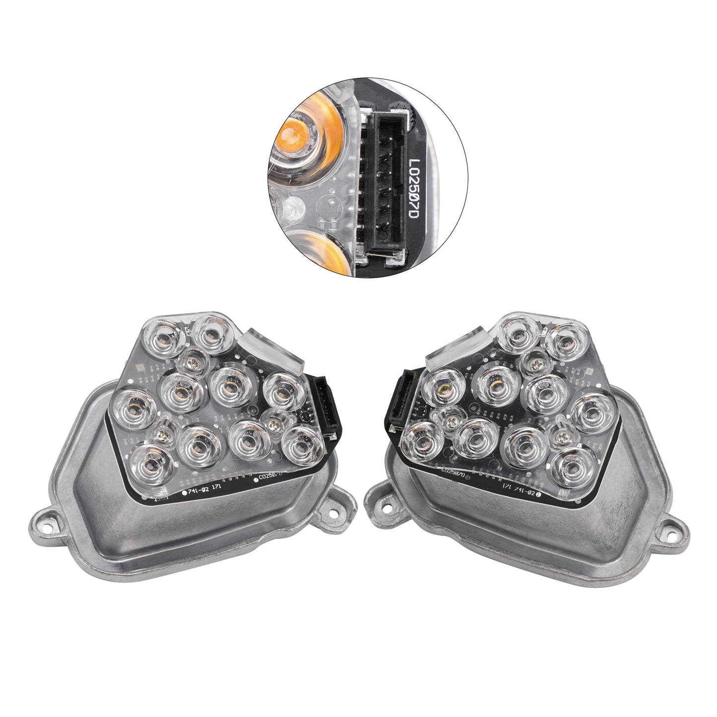 2pcs Indicator LED Module Headlight Unit 63117271901,63117271902 For BMW 5 Series F10 F18 2009-2013