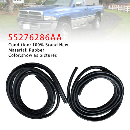 2PCS Front Door Weatherstrip Seal For Dodge Ram 1500 2500 3500 1994-2002