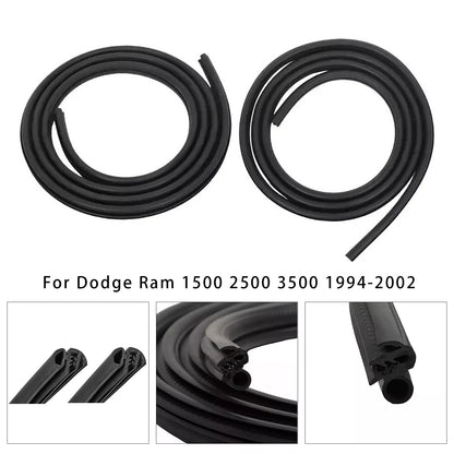 2PCS Front Door Weatherstrip Seal For Dodge Ram 1500 2500 3500 1994-2002
